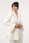 Perfect Longline Blazer WHITE