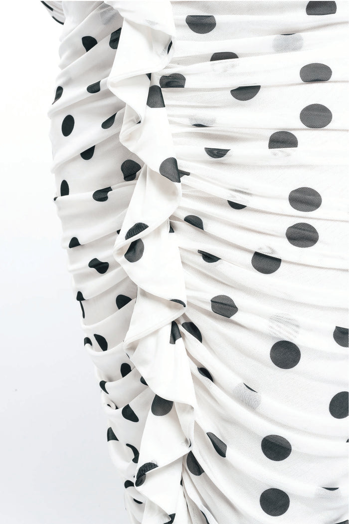 The Moment Mesh Dress Valentino Spot Print