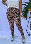 Fresia High Waist Buckle Pant Floral Print