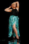 Principessa Wrap Skirt - Tropicale Tiger