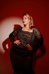 Donatella Lace Dress Black
