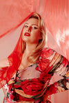 The Moment Mesh Dress Eden’s Garden Print