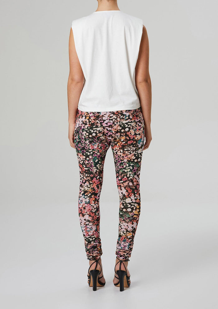 Cristantemo Scrunch Tee White