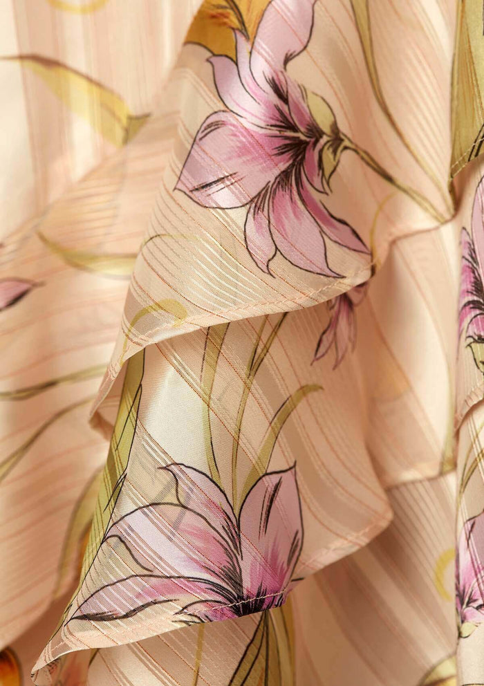 Vignetto Long Sleeve Wrap Dress