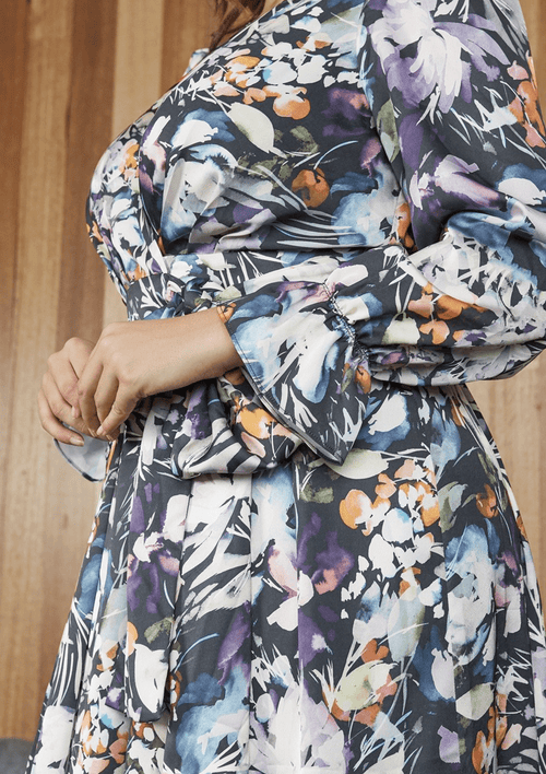 Ninfea Dress Painterly Floral