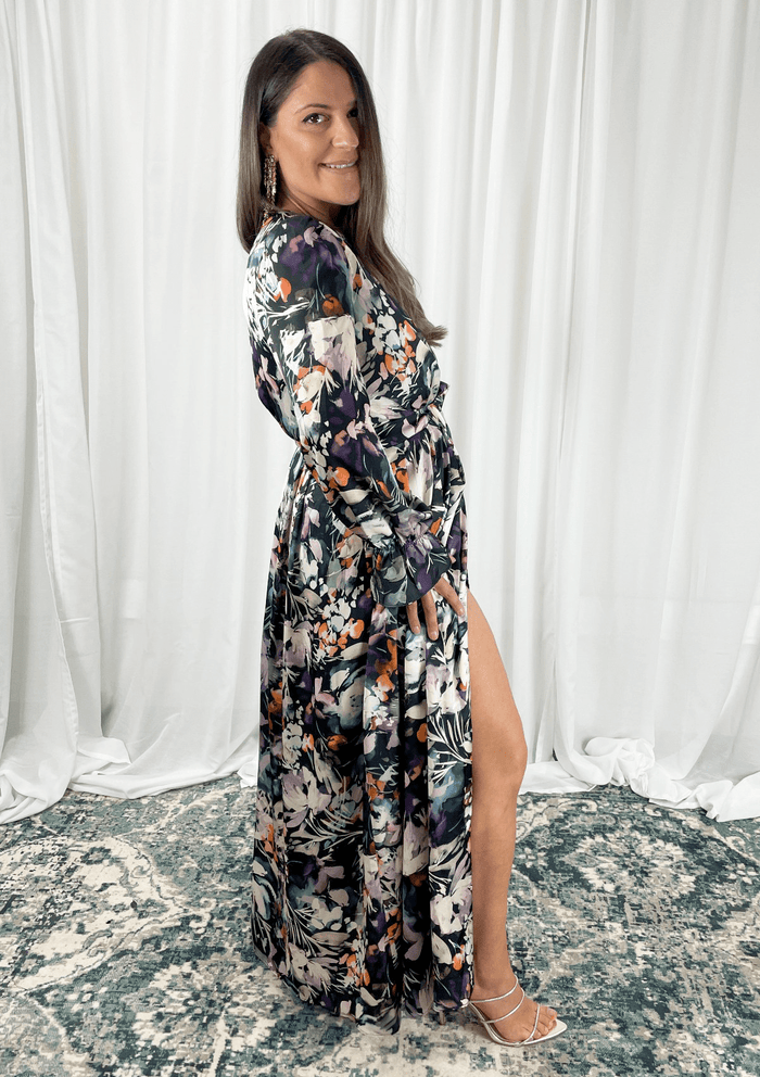 Ninfea Dress Painterly Floral