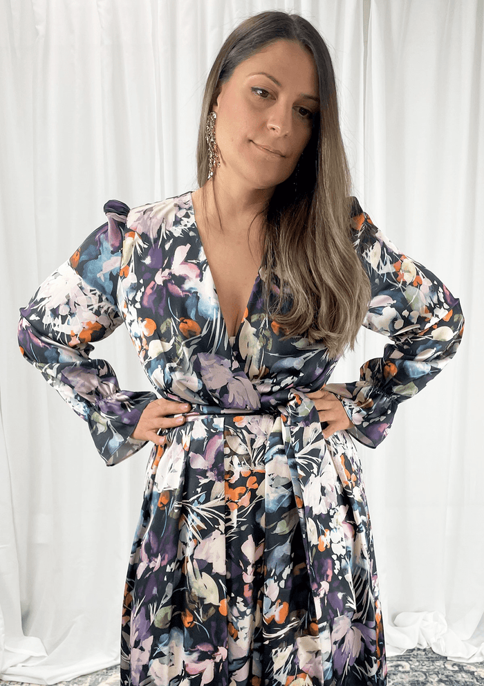 Ninfea Dress Painterly Floral