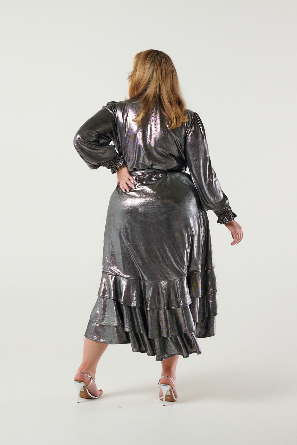 silver satin wrap dress Bridesmaid Dresses Silver Satin Wrap Dress Dolphin Grey 2026 Bridesmaid  Dresses Stacees Alluring 2026 Designs