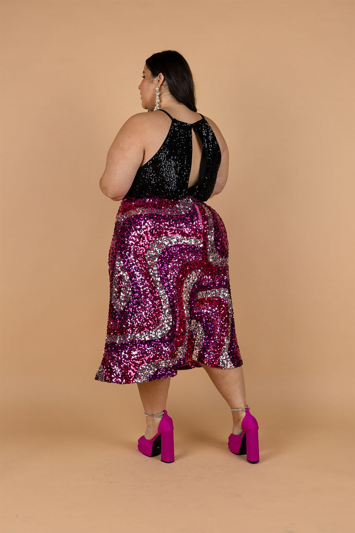 New Wave Sequin Skirt
