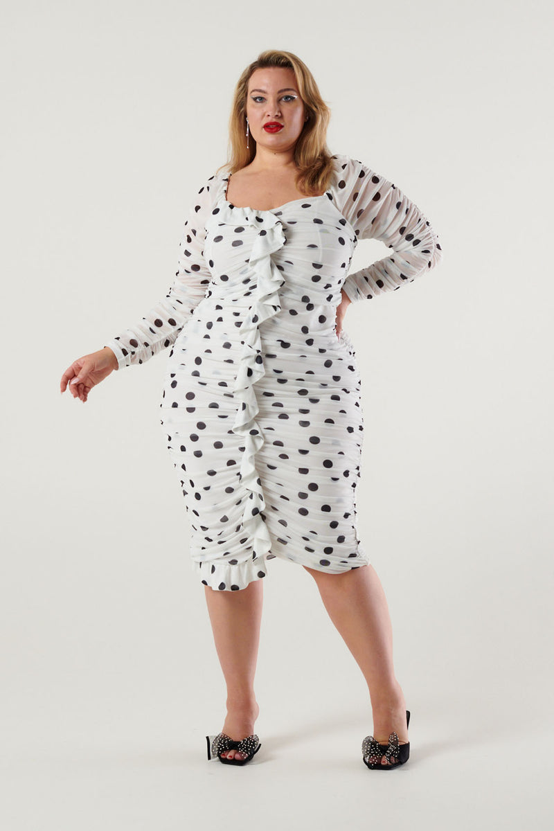 The Moment Mesh Dress Valentino Spot Print Novellathelabel The Moment Mesh Dress Valentino Spot Print Novellathelabel