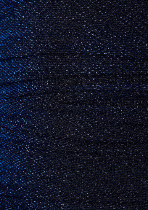 Regina Sparkle Knit Mini Dress Electric Blue